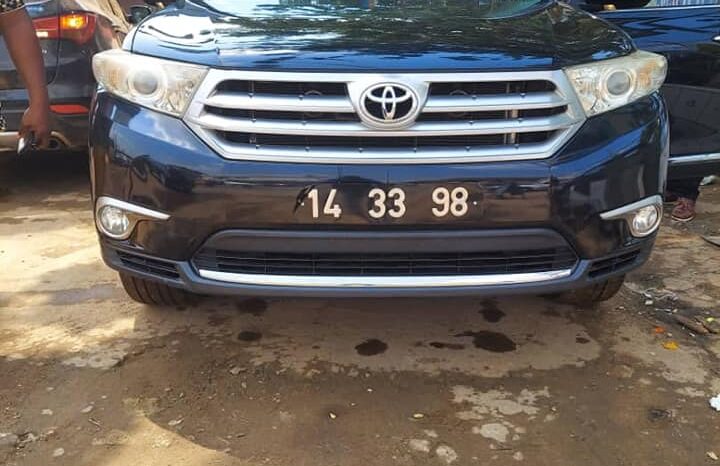 Toyota Highlander 2013 occasion d’Europe à vendre Douala complet